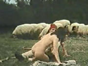 Griekse Vintage Sheep Prairie Sex