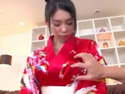 Japanse Kimono melk spuiten